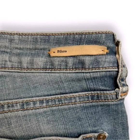 Pilcro Anthropologie Stet Distressed Slim Leg Ankle Length Jeans Women’s Size 29 - Picture 9 of 12